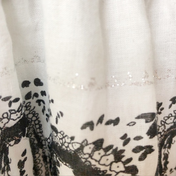 *SOLD* Cool Cotton Paisley Sundress Fully Lined Padded Top Elastic Shirring Sz L - Picture 4 of 12